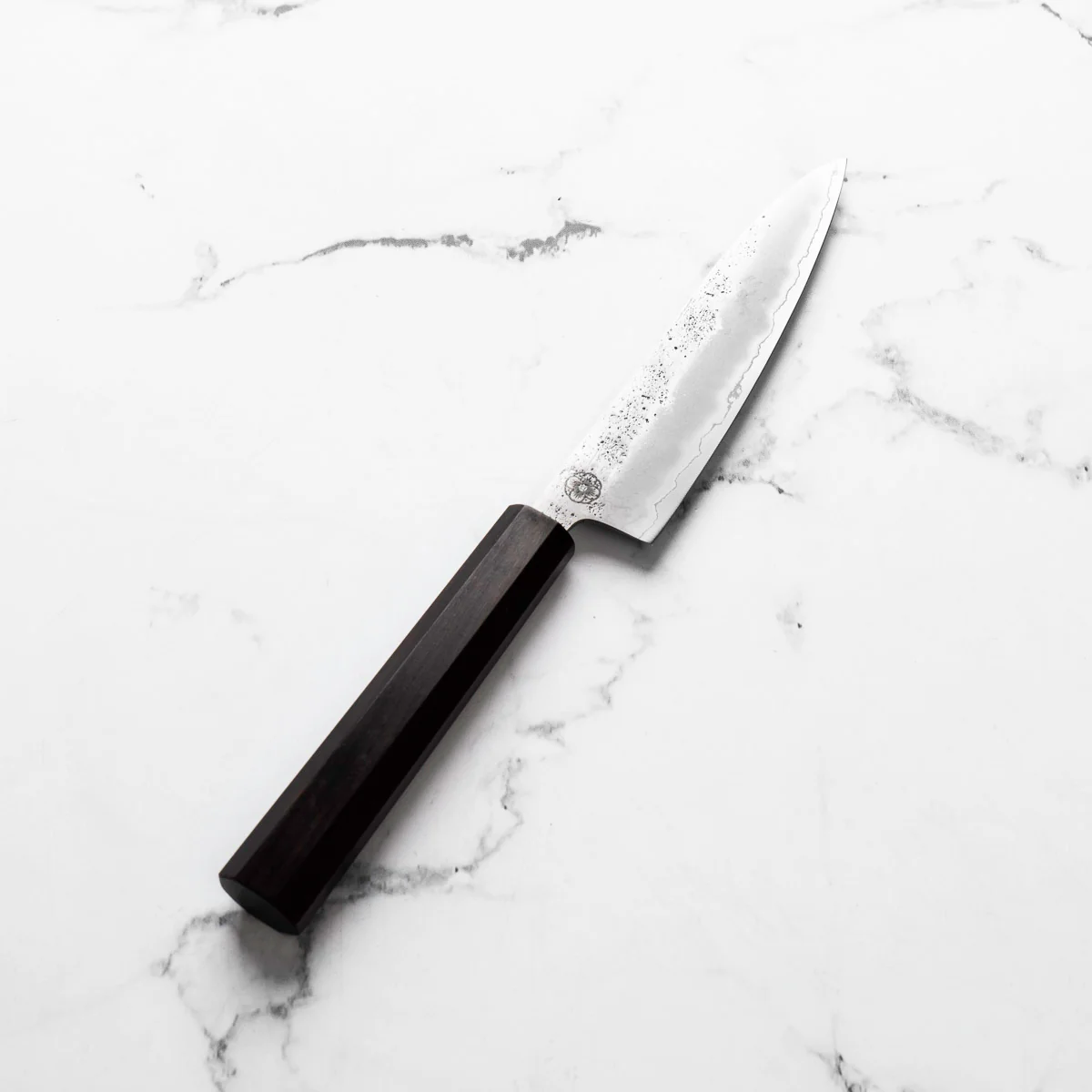 Hajimaru Ginsan Nashiji Petty 130mm - Mono Ebony - Image 2