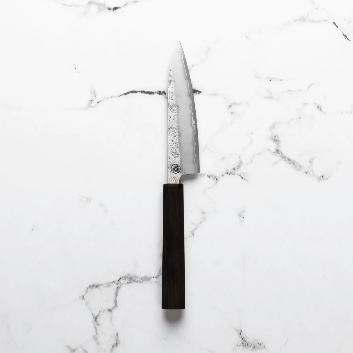Hajimaru Ginsan Nashiji Petty 130mm - Mono Ebony - Image 3