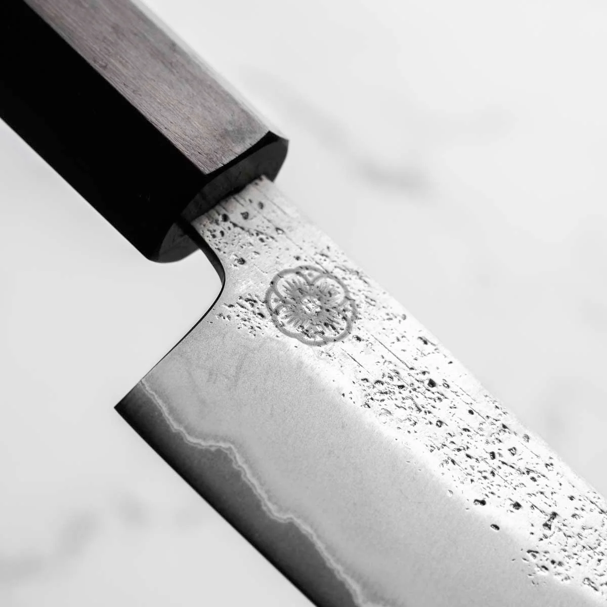 Hajimaru Ginsan Nashiji Petty 130mm - Mono Ebony - Image 5
