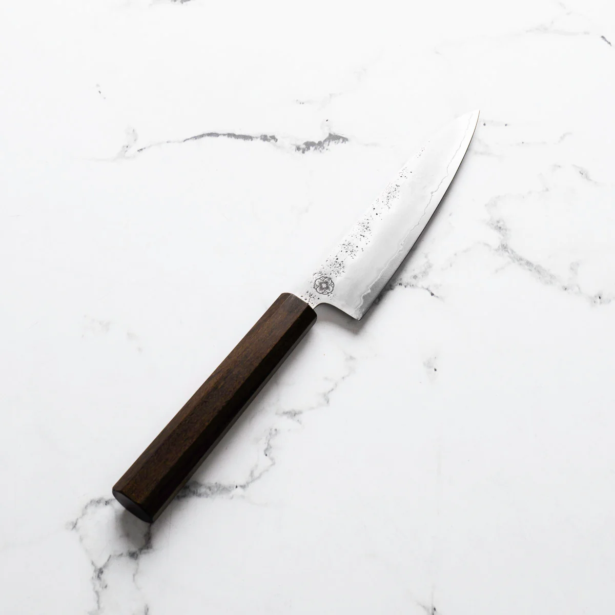 Hajimaru Ginsan Nashiji Petty 130mm - Mono Bubinga - Image 2