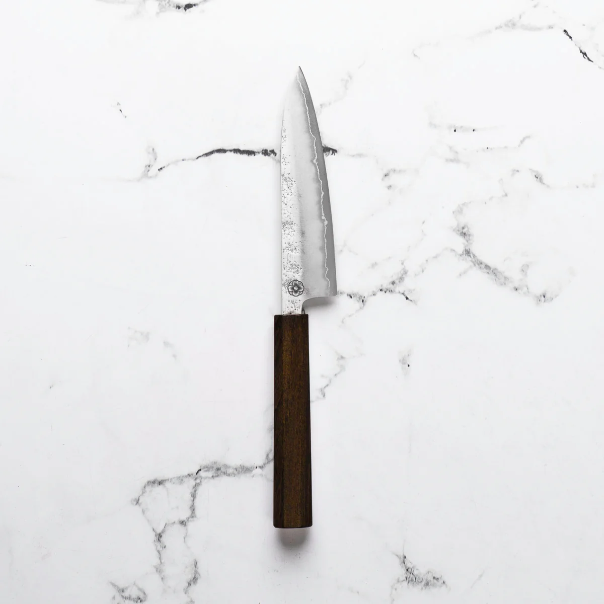 Hajimaru Ginsan Nashiji Petty 130mm - Mono Bubinga - Image 3