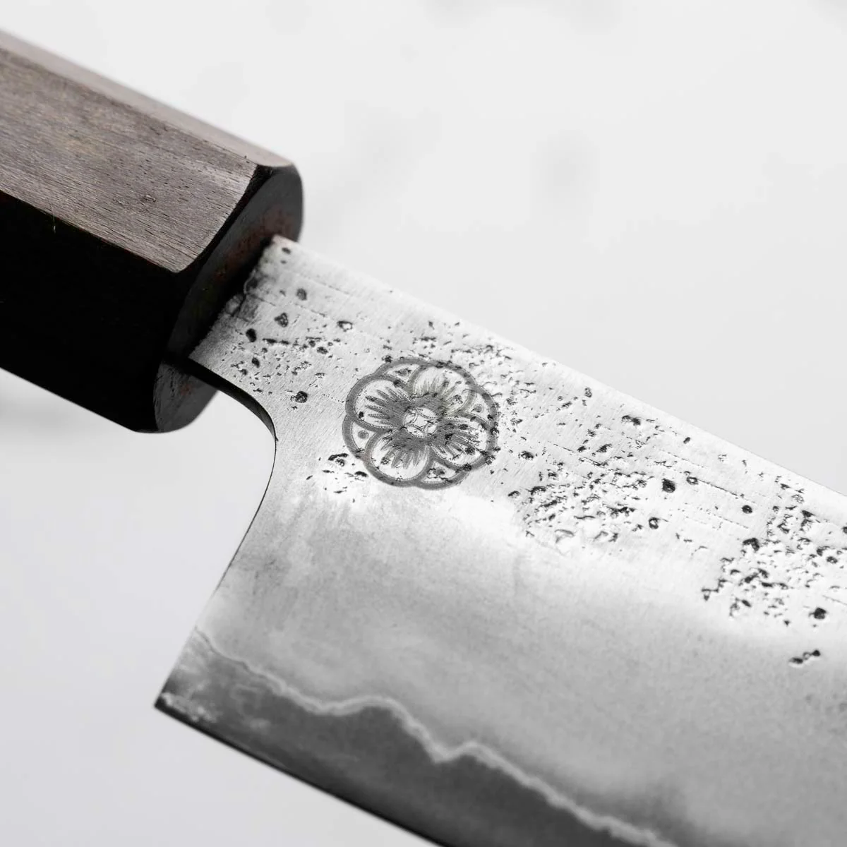 Hajimaru Ginsan Nashiji Petty 130mm - Mono Bubinga - Image 7