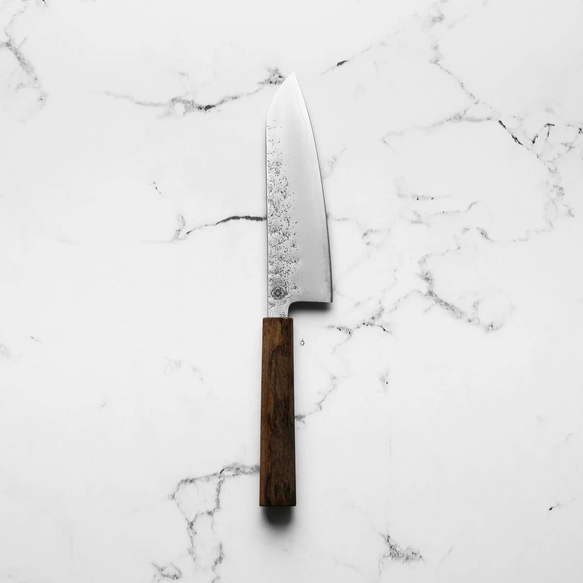 Hajimaru Ginsan Nashiji Santoku 170mm - Bubinga - Image 3