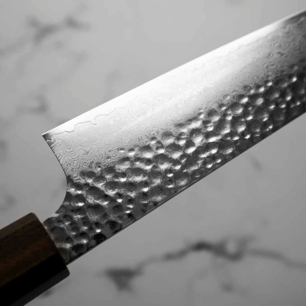 Hajimaru VG10 Tsuchime Damascus Gyuto 210mm - Image 6