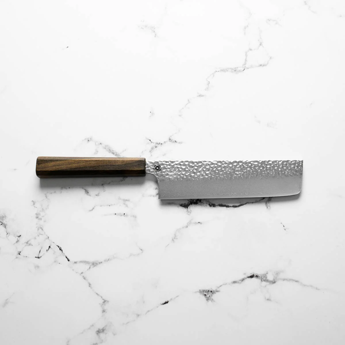 Hajimaru VG10 Tsuchime Damascus Nakiri 180mm - Image 4