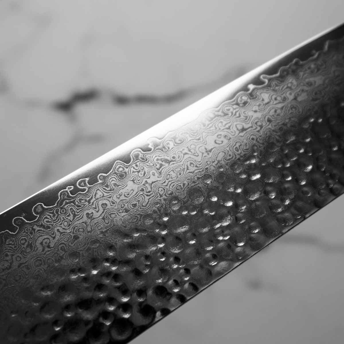 Hajimaru VG10 Tsuchime Damascus Nakiri 180mm - Image 5
