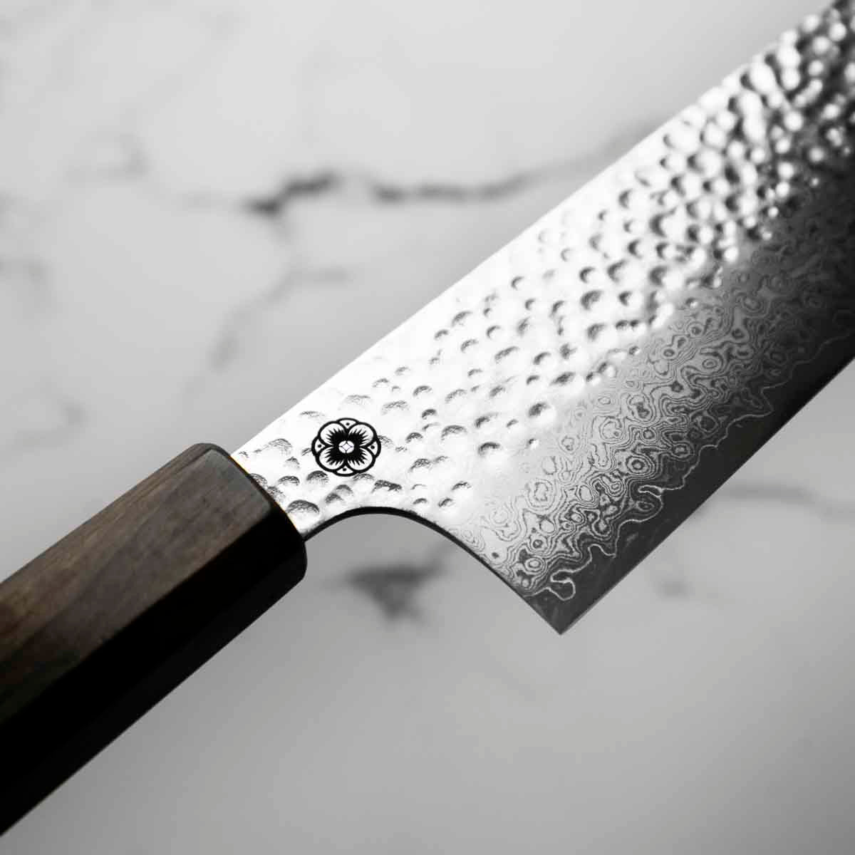 Hajimaru VG10 Tsuchime Damascus Nakiri 180mm - Image 6