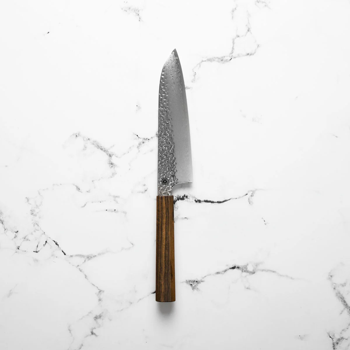 Hajimaru VG10 Tsuchime Damascus Santoku 180mm - Image 3