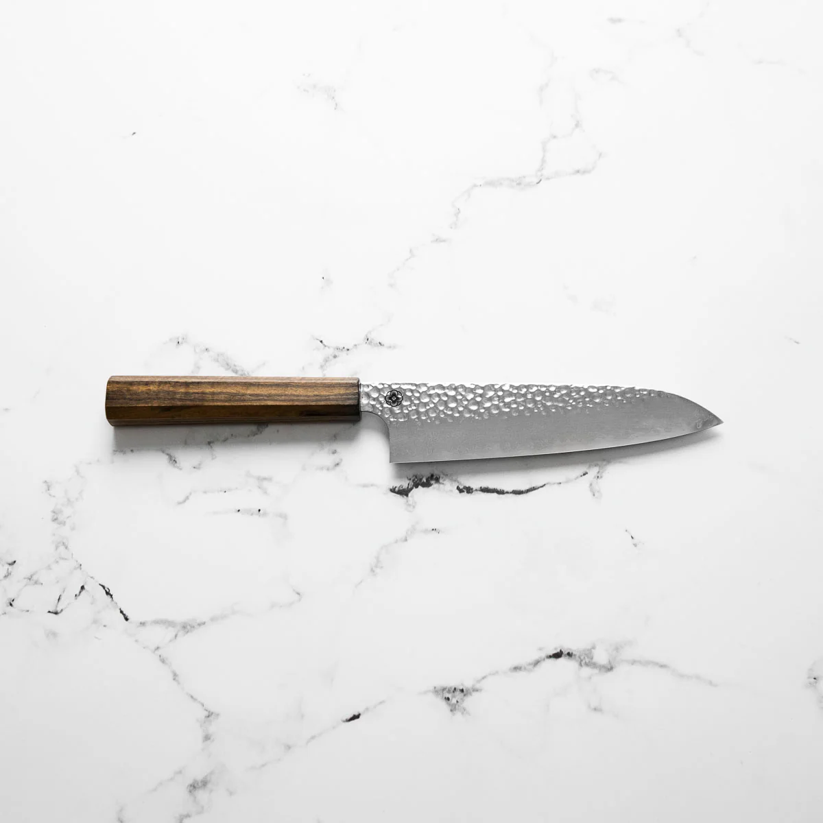 Hajimaru VG10 Tsuchime Damascus Santoku 180mm - Image 5