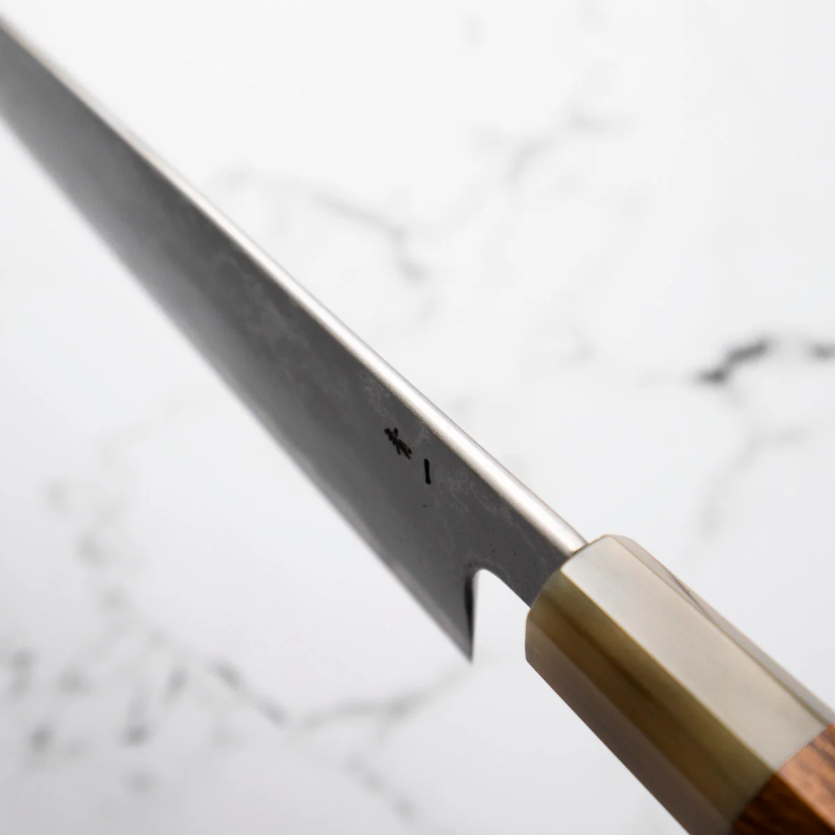 Hatsukokoro Blue 1 Damascus Gyuto 210mm - Image 8
