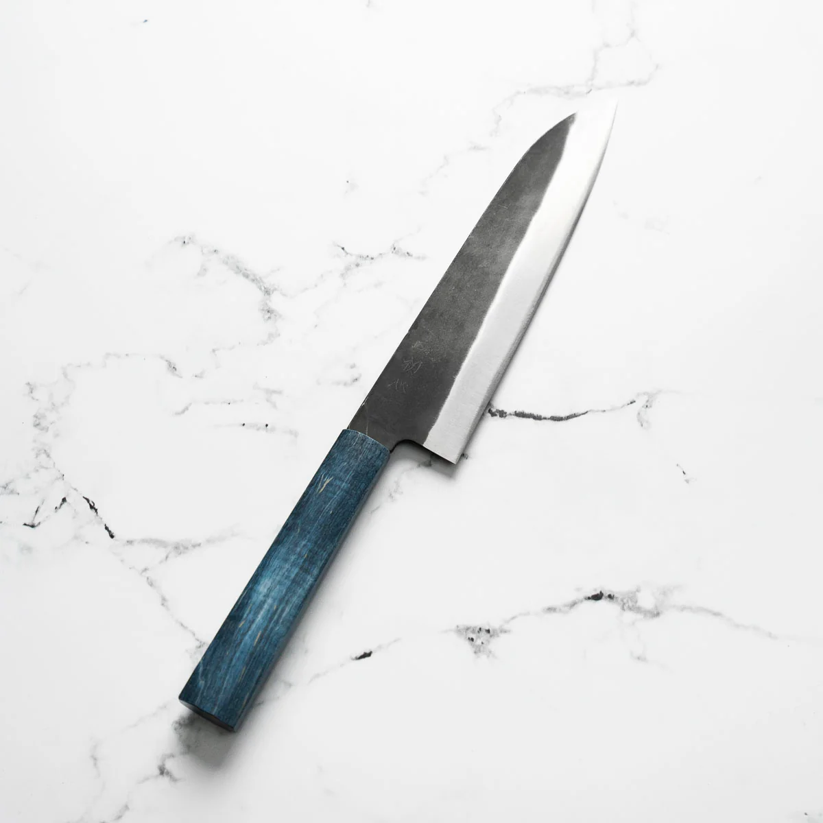 Hatsukokoro Blue 2 Kurouchi Gyuto 210mm - Blue - Image 2