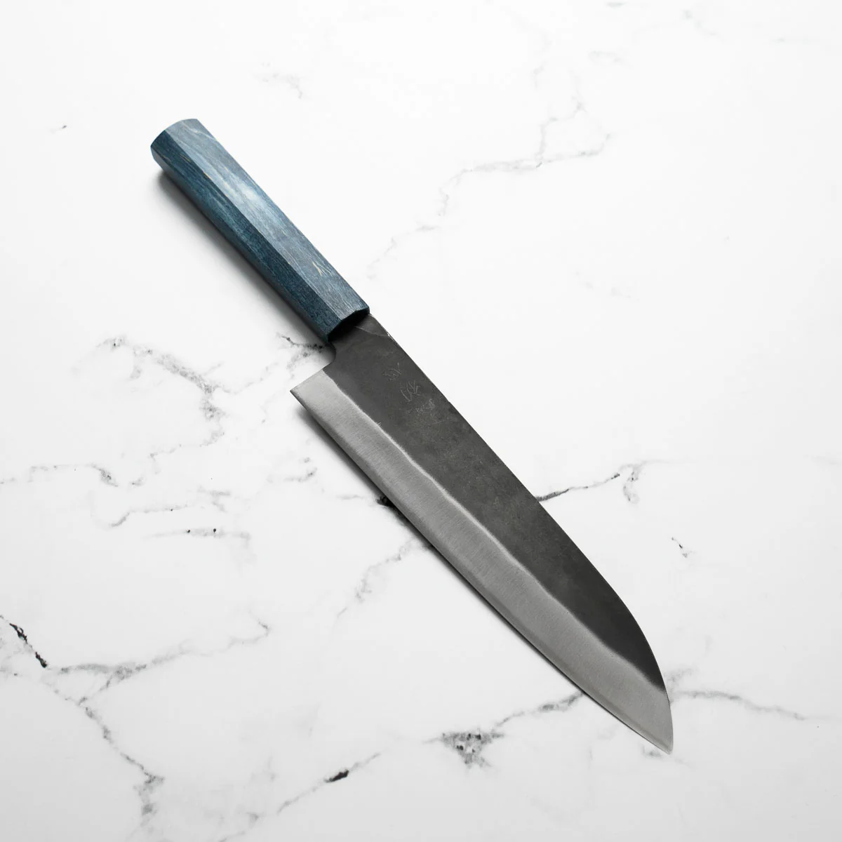 Hatsukokoro Blue 2 Kurouchi Gyuto 210mm - Blue - Image 3