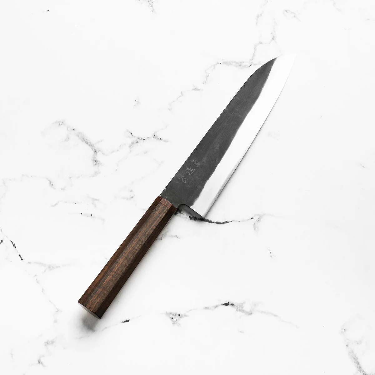 Hatsukokoro Blue 2 Kurouchi Gyuto 210mm - Brown - Image 2