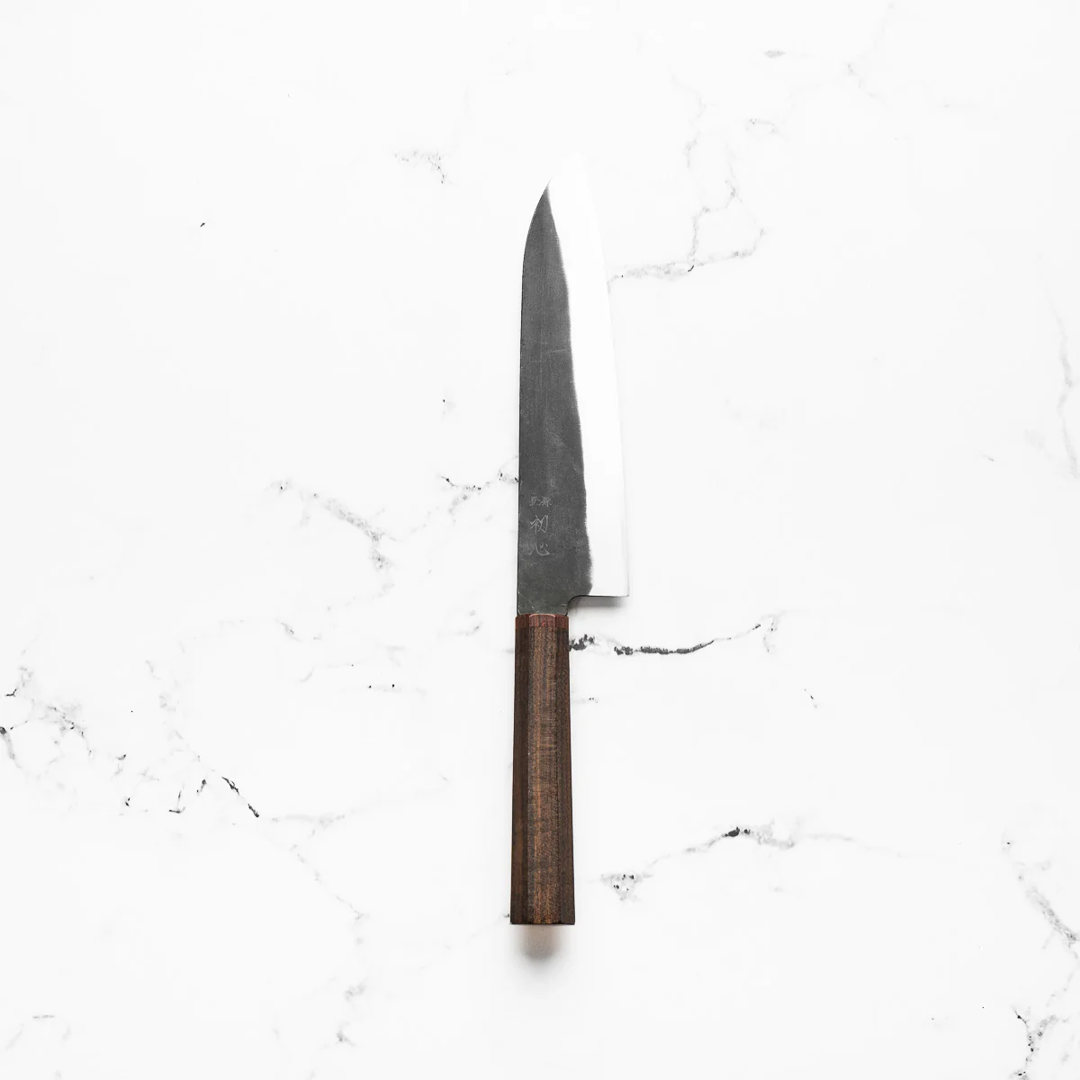 Hatsukokoro Blue 2 Kurouchi Gyuto 210mm - Brown - Image 3