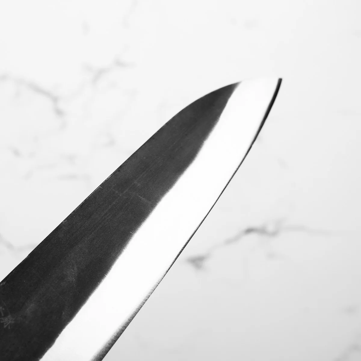 Hatsukokoro Blue 2 Kurouchi Gyuto 210mm - Brown - Image 6