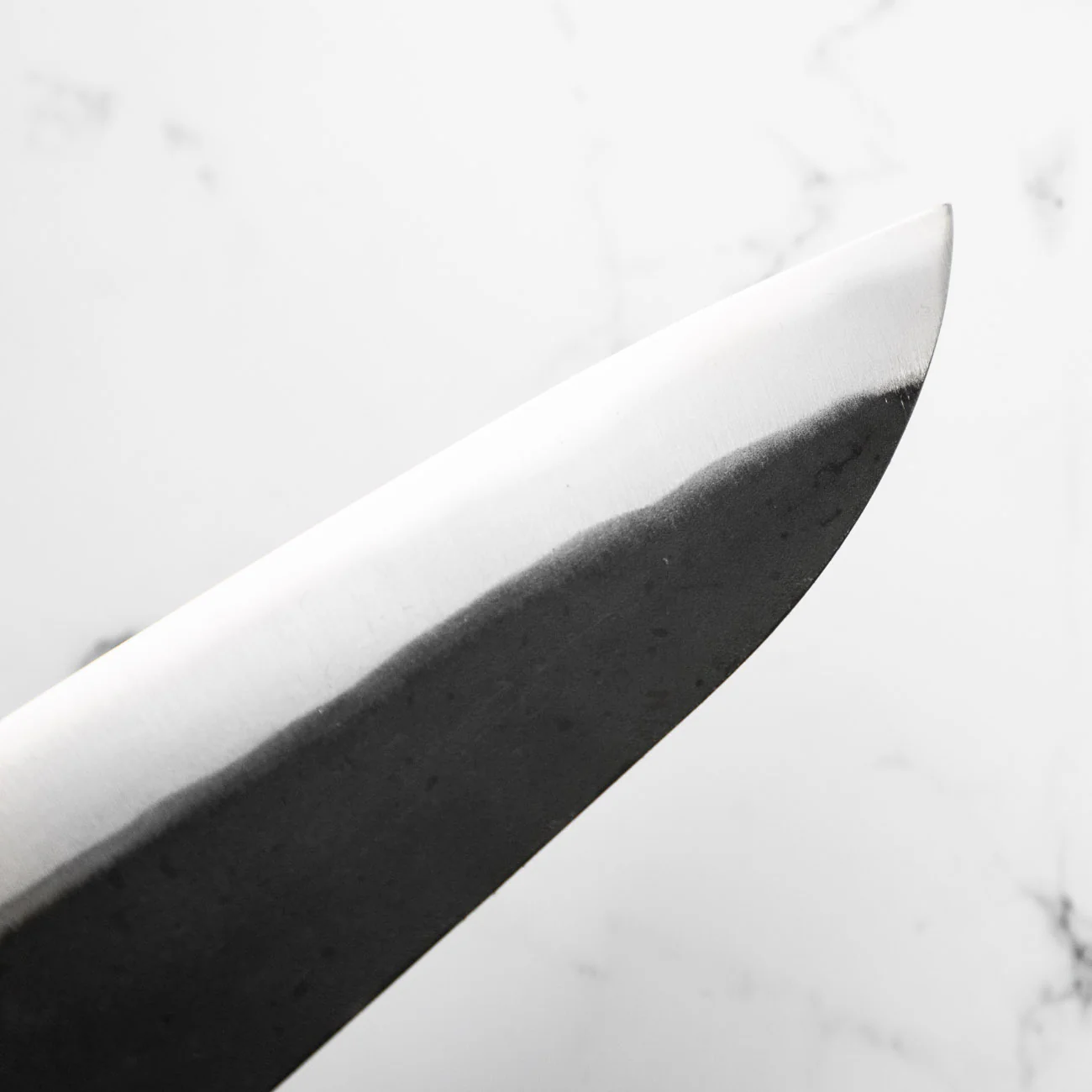 Hatsukokoro Blue 2 Kurouchi Gyuto 210mm - Ebony & Blonde - Image 7