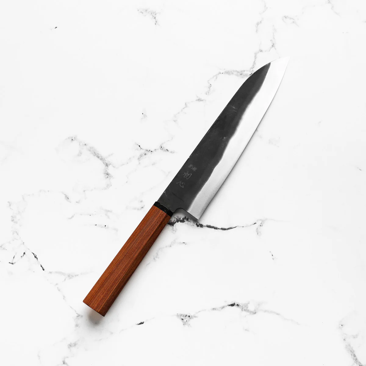 Hatsukokoro Blue 2 Kurouchi Gyuto 210mm - Red - Image 2