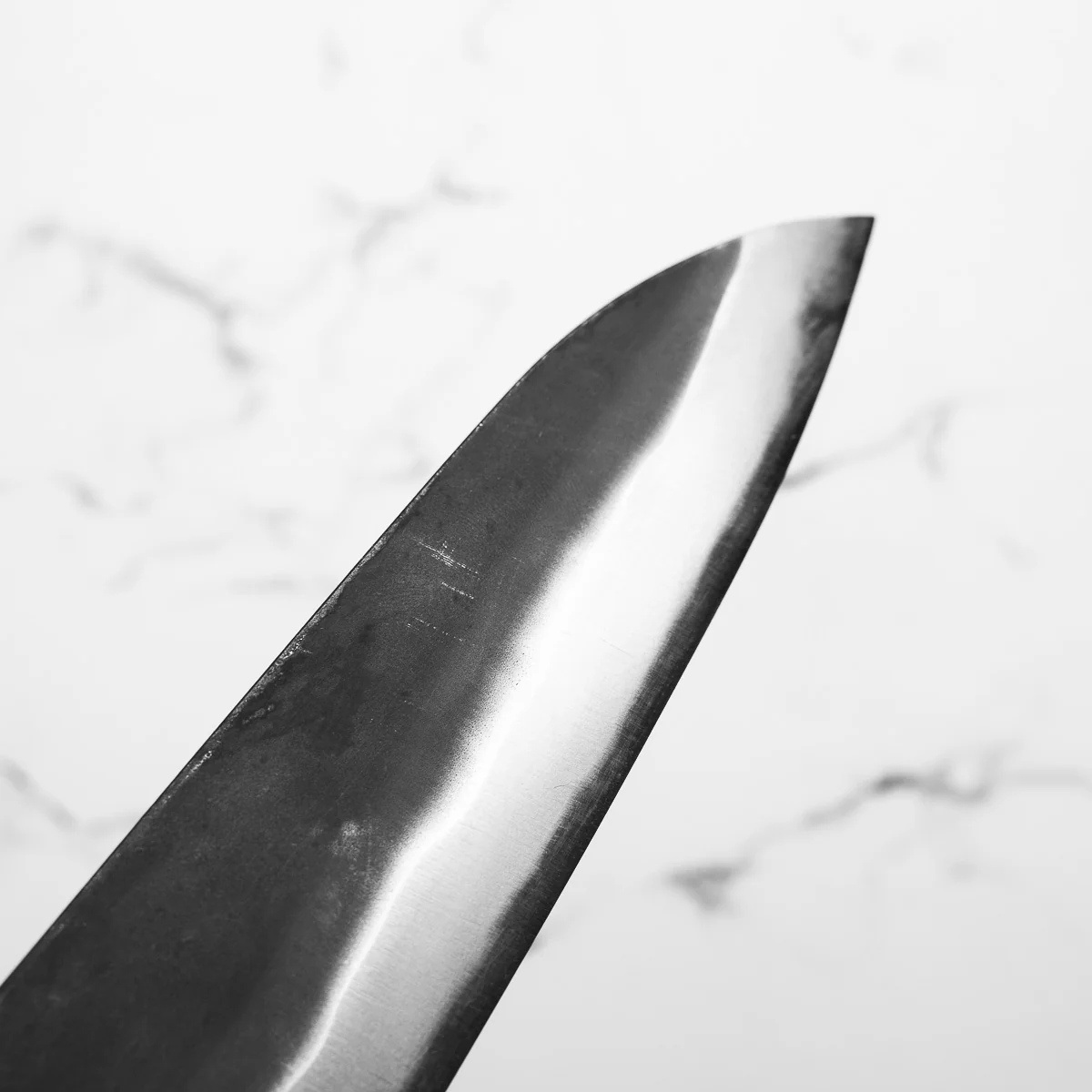 Hatsukokoro Blue 2 Kurouchi Gyuto 210mm - Red - Image 6