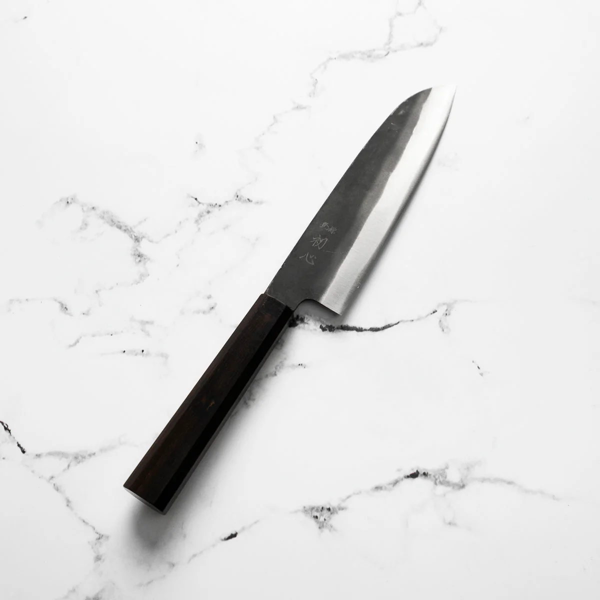 Hatsukokoro Blue 2 Kurouchi Santoku 165mm - Ebony - Image 2