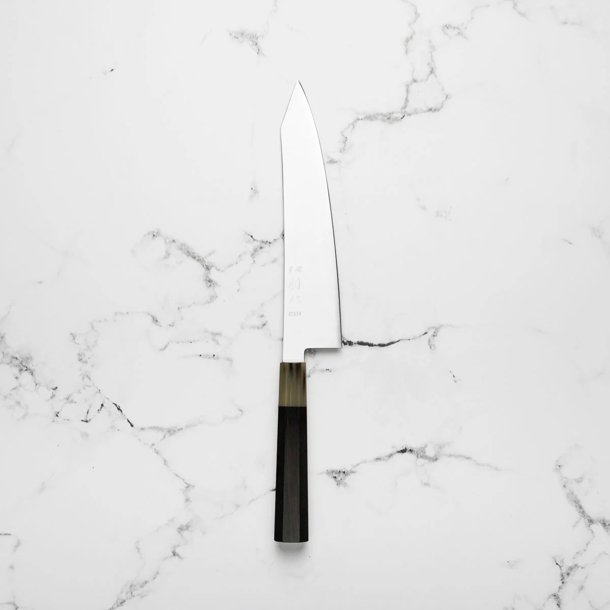 Hatsukokoro Hayabusa ATS34 Kiritsuke 210mm - Ebony & Blonde - Image 2