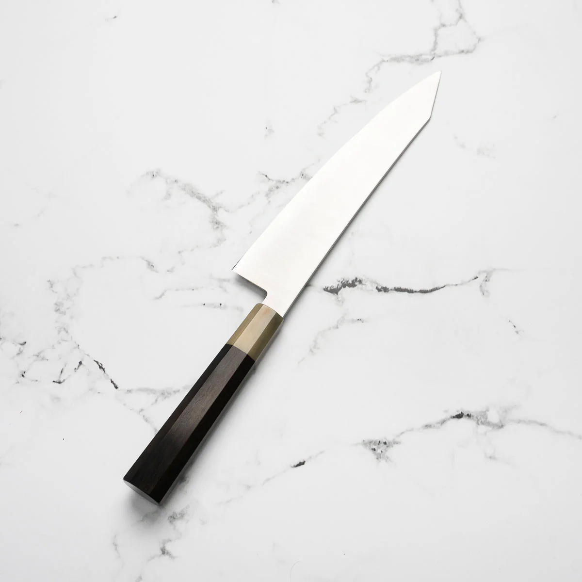 Hatsukokoro Hayabusa ATS34 Kiritsuke 210mm - Ebony & Blonde - Image 8