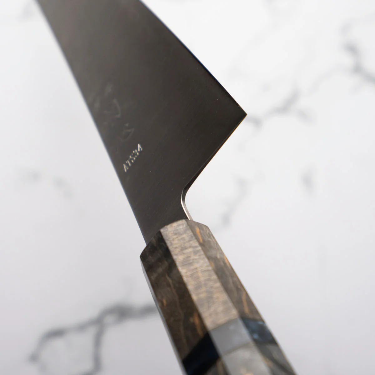 Hatsukokoro Hayabusa ATS34 Kiritsuke 210mm - Dark Maple - Image 6