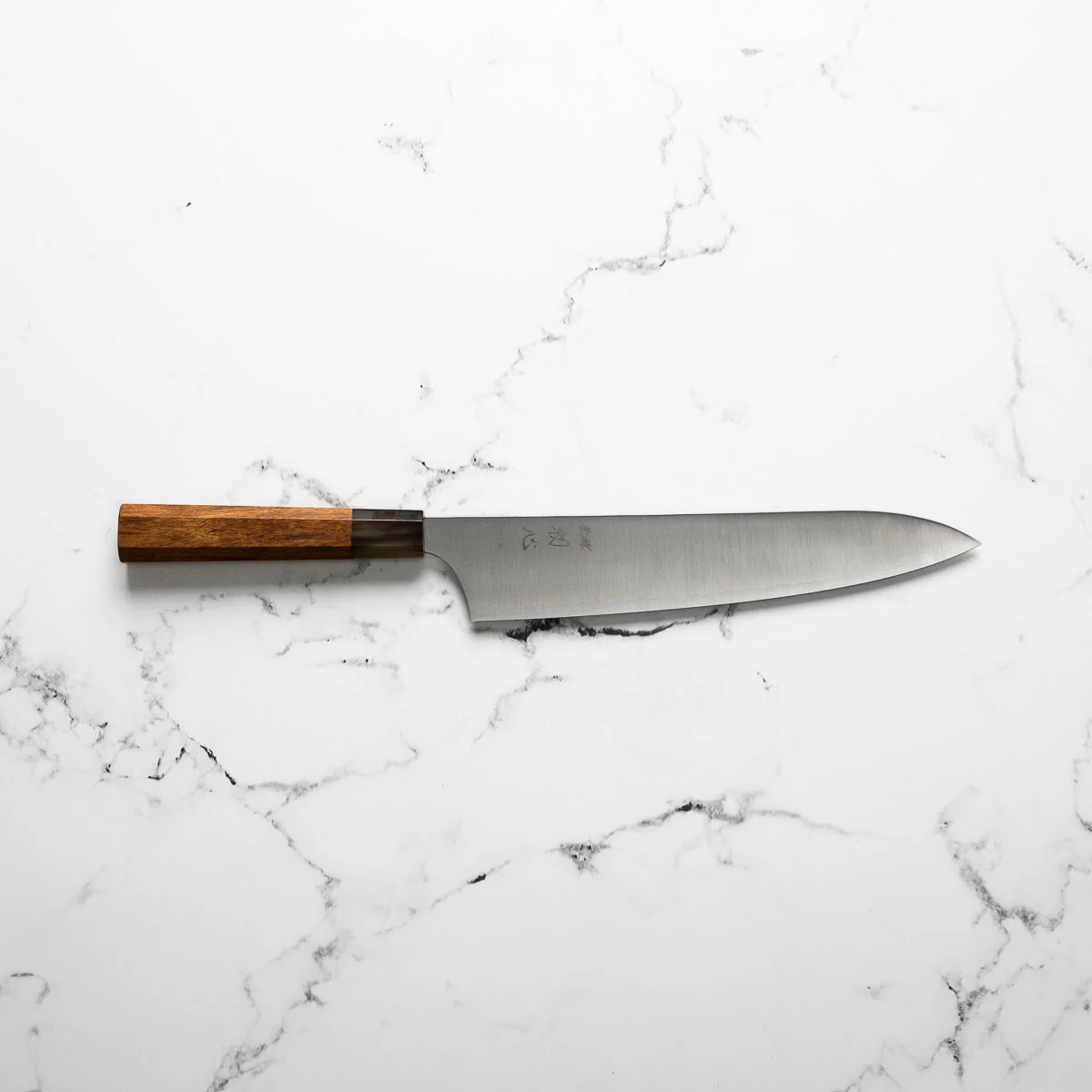 Hatsukokoro Hayabusa Blue Super Gyuto 240mm - Quince - Image 4