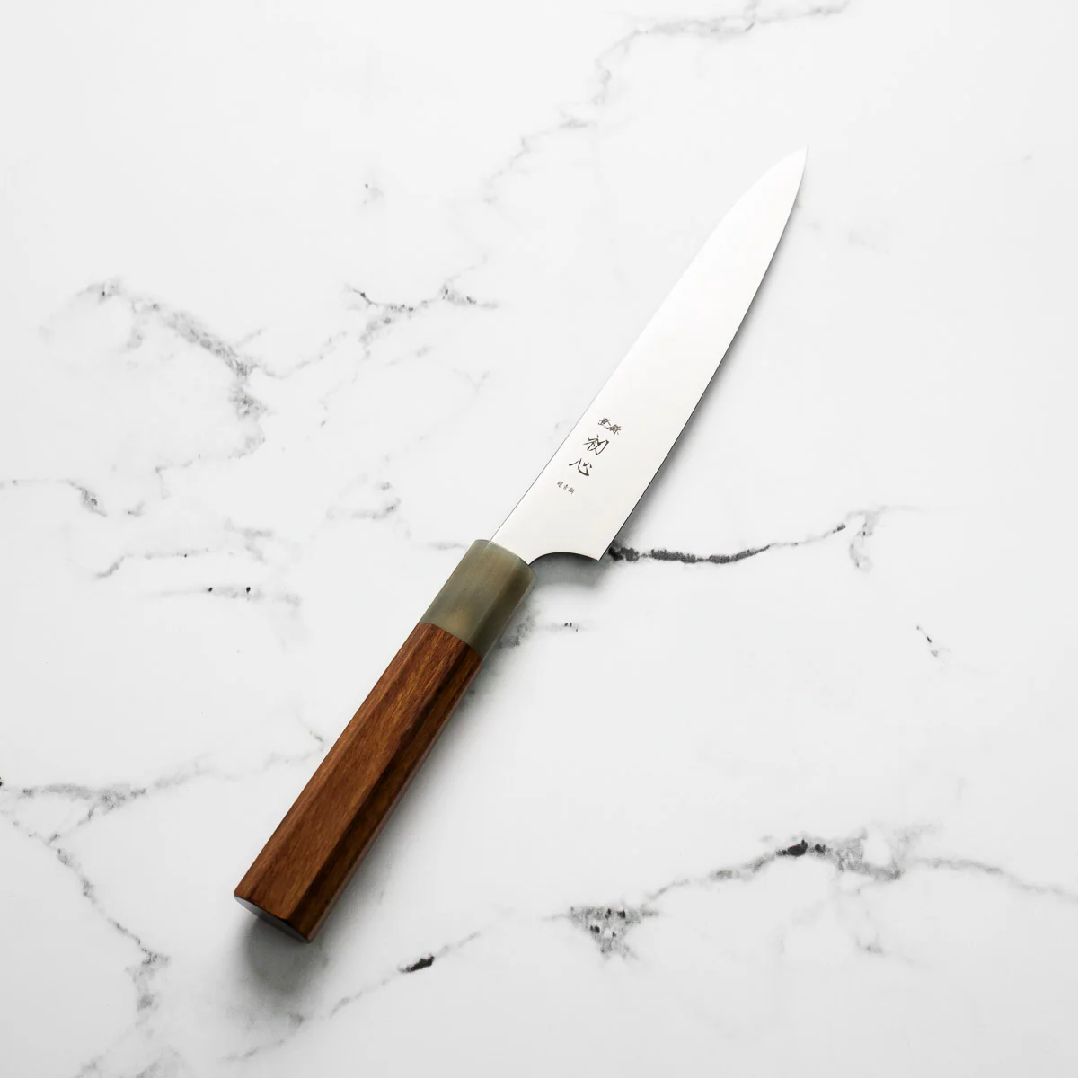 Hatsukokoro Hayabusa Blue Super Petty 150mm - Quince - Image 2
