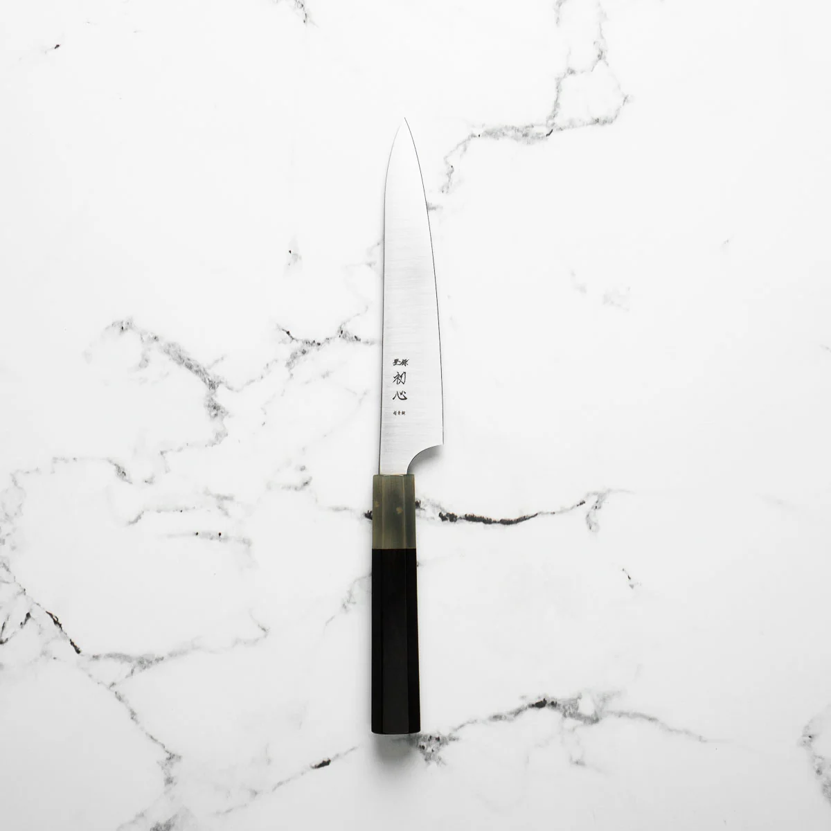 Hatsukokoro Hayabusa Blue Super Petty 150mm - Ebony & Blonde - Image 3