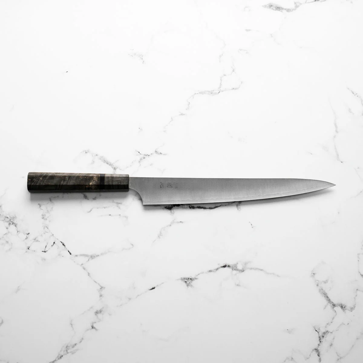 Hatsukokoro Hayabusa Blue Super Sujihiki 270mm - Image 4
