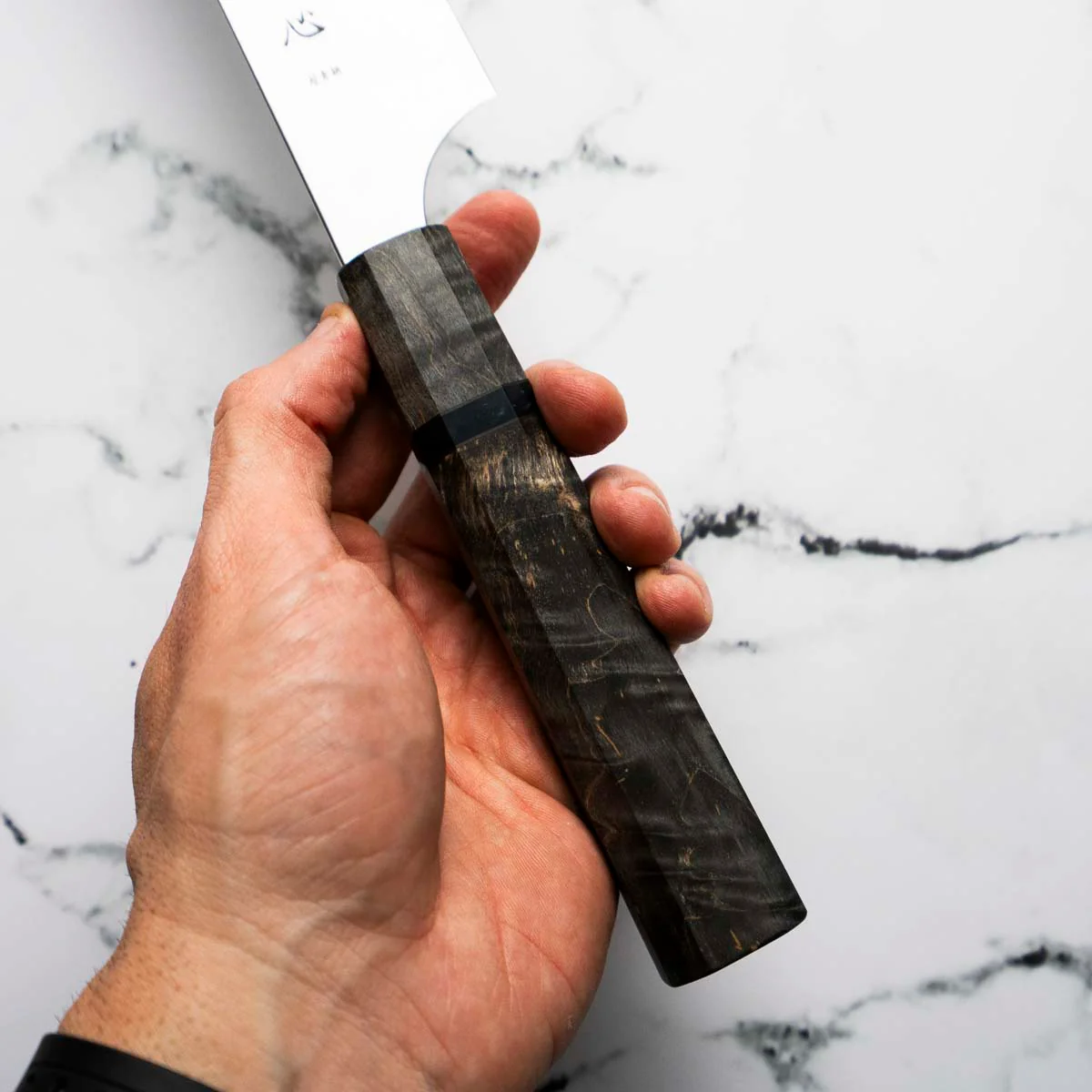 Hatsukokoro Hayabusa Blue Super Sujihiki 270mm - Image 6