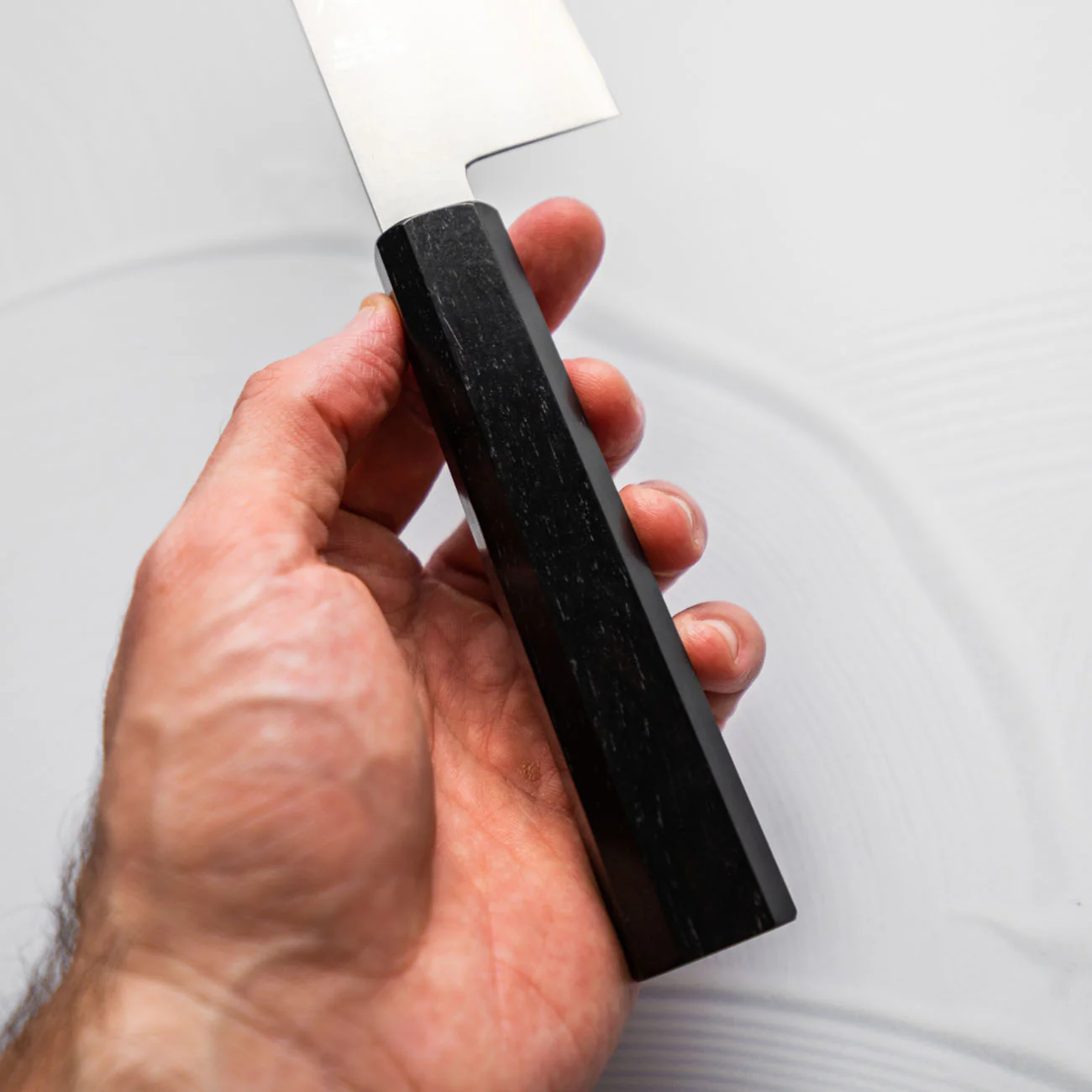 Hatsukokoro Hayabusa Ginsan Bunka 170mm - Ebony - Image 3