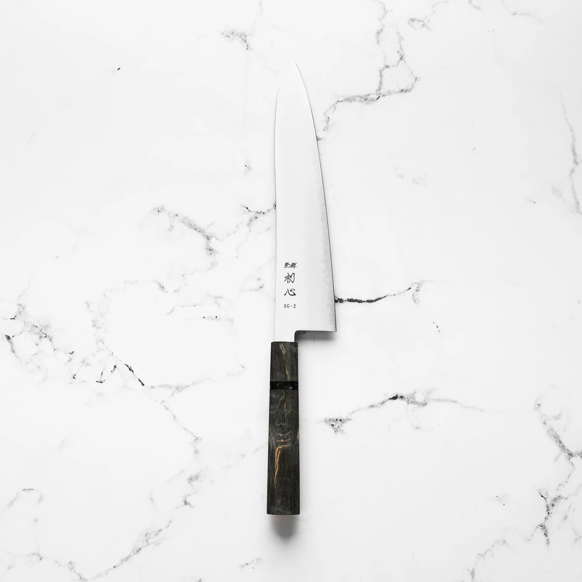 Hatsukokoro Hayabusa SG2 3 Layer Gyuto 240mm - Dark Maple - Image 3