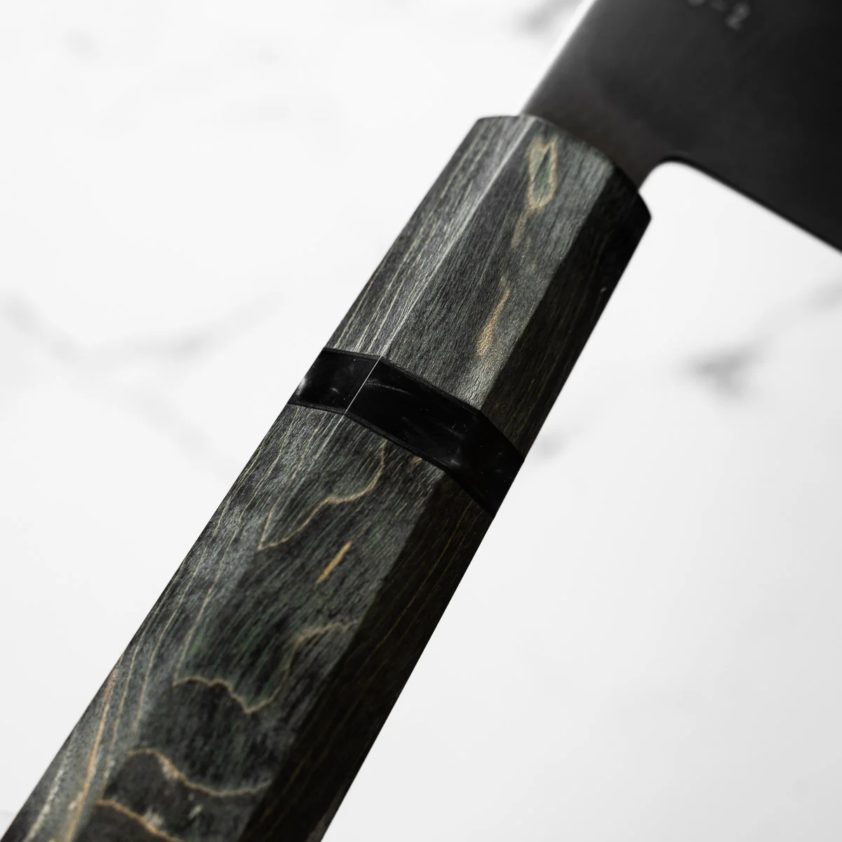 Hatsukokoro Hayabusa SG2 3 Layer Gyuto 240mm - Dark Maple - Image 5