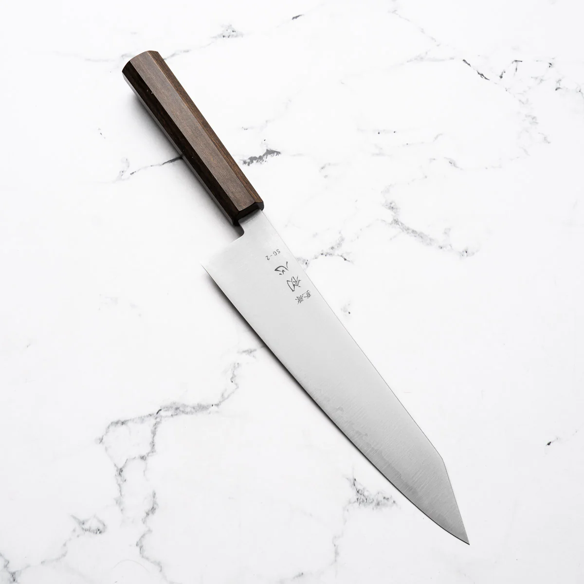 Hatsukokoro Hayabusa SG2 3 Layer Kiritsuke Gyuto 240mm - Mono Bubinga