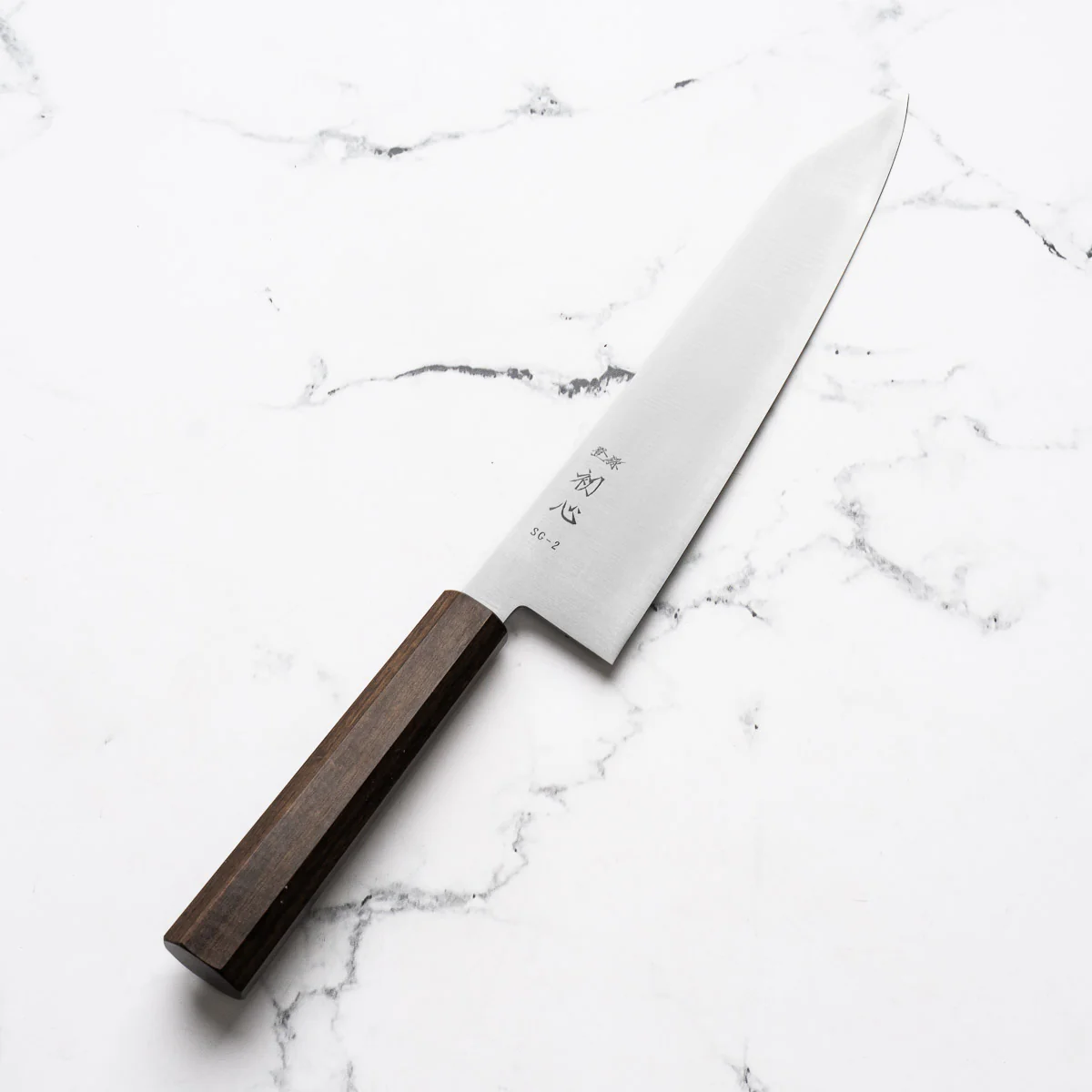 Hatsukokoro Hayabusa SG2 3 Layer Kiritsuke Gyuto 240mm - Mono Bubinga - Image 2