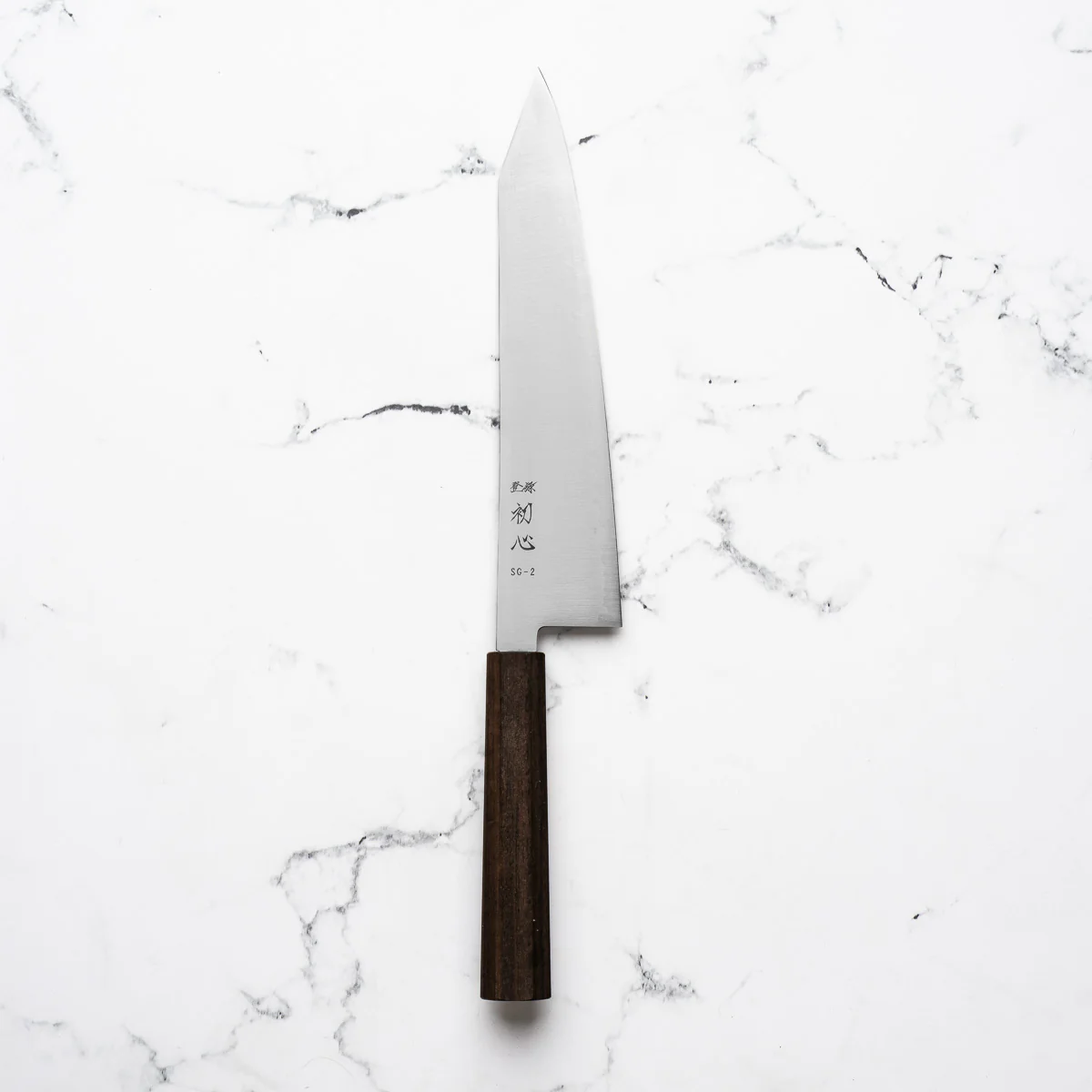 Hatsukokoro Hayabusa SG2 3 Layer Kiritsuke Gyuto 240mm - Mono Bubinga - Image 3