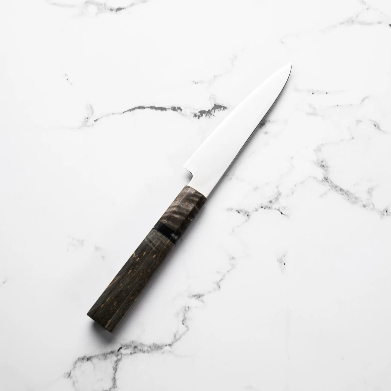 Hatsukokoro Hayabusa SG2 3 Layer Petty 120mm - Dark Maple - Image 2