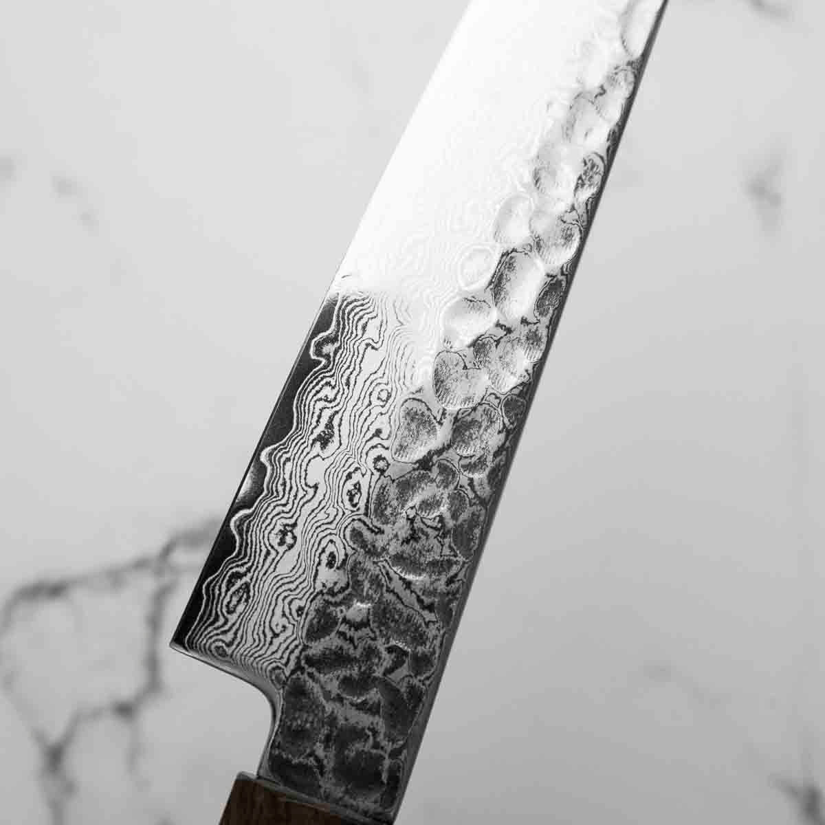 Hatsukokoro Hayabusa VG10 Damascus Tsuchime Petty 150mm - Image 5