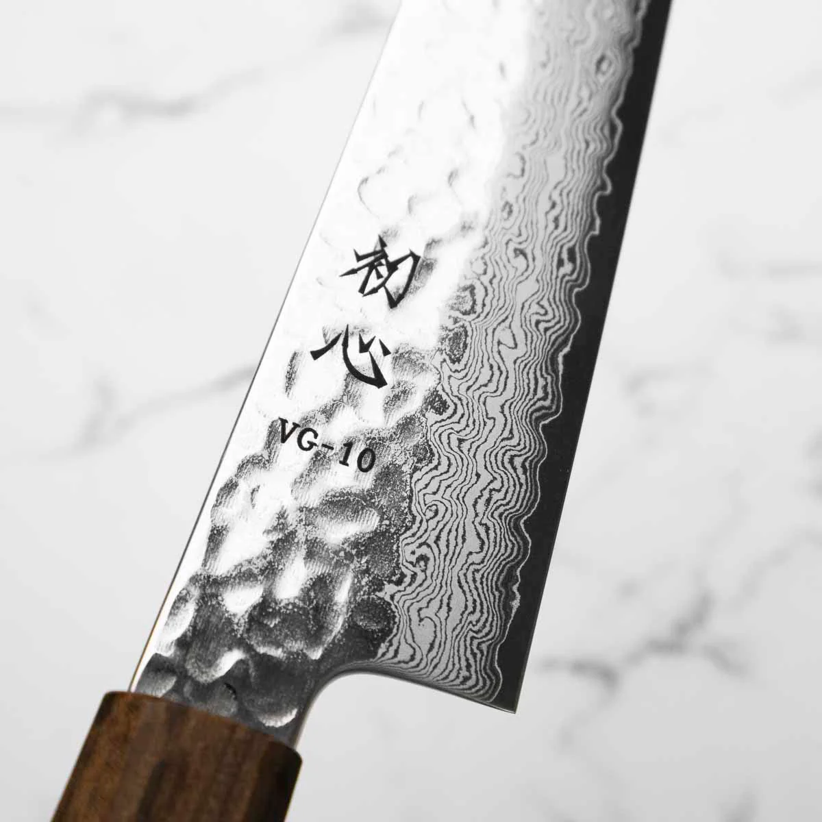 Hatsukokoro Hayabusa VG10 Damascus Tsuchime Sujihiki 270mm - Image 3