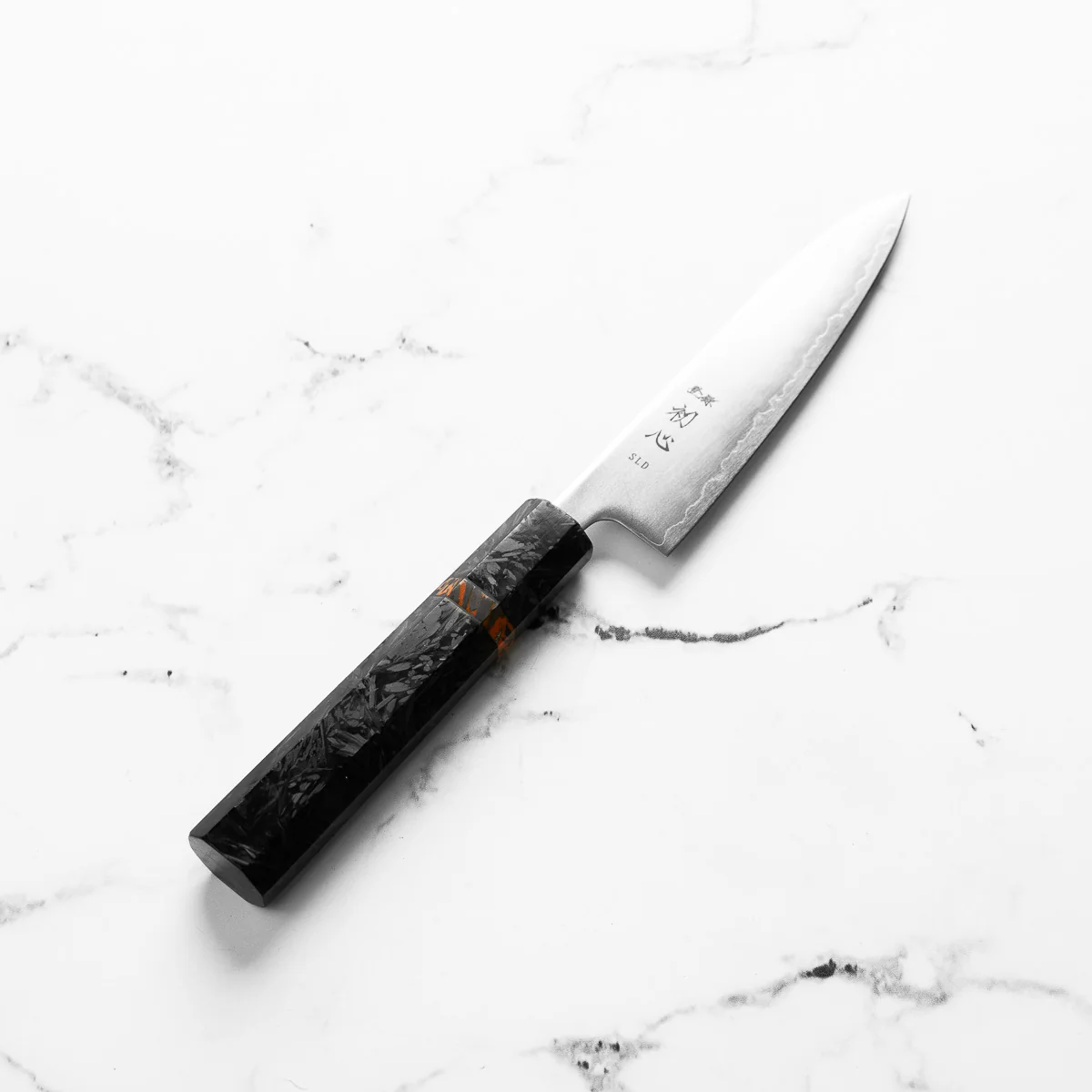 Hatsukokoro Hikari SLD 3 Layer Petty 130mm - Carbon Fibre - Image 3