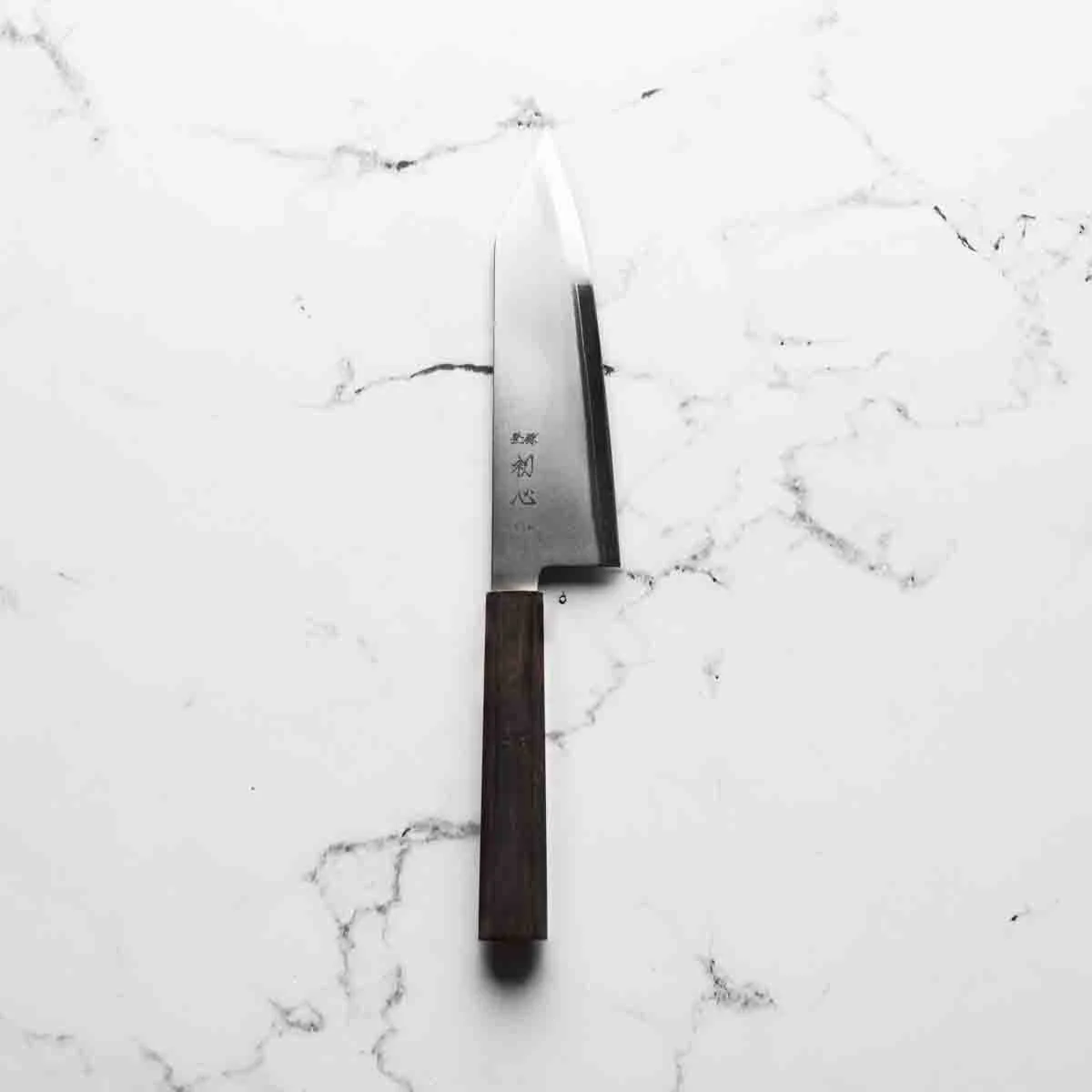 Hatsukokoro Kaijin Blue 2 Stainless Clad Bunka 180mm - Image 3