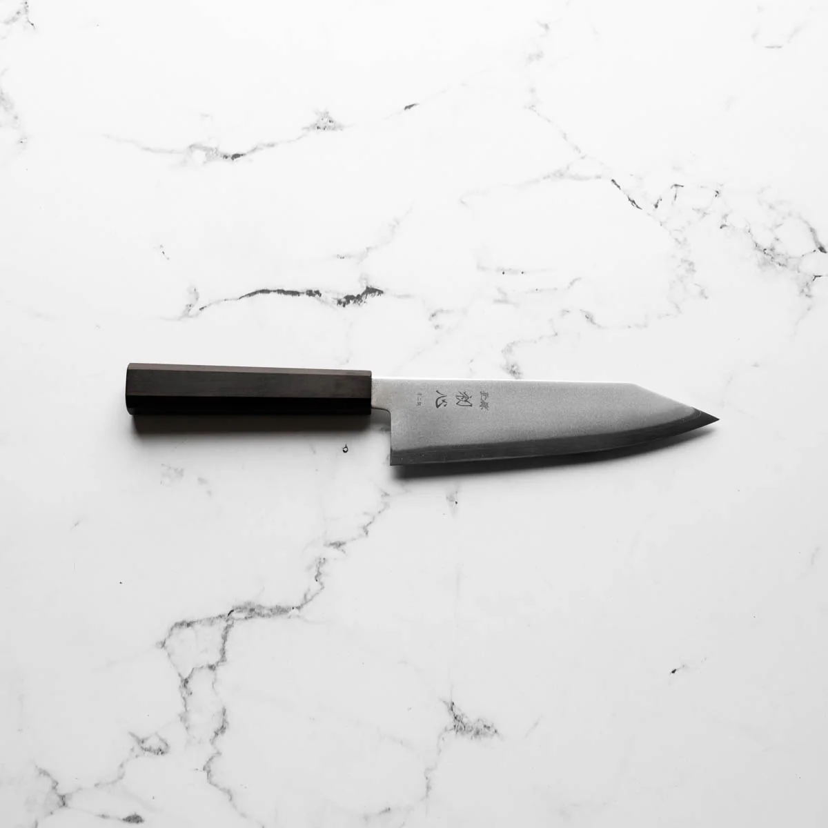 Hatsukokoro Kaijin Blue 2 Stainless Clad Bunka 180mm - Image 4