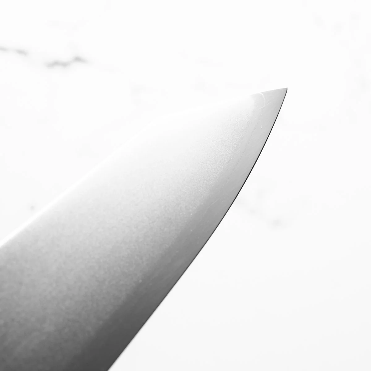 Hatsukokoro Kaijin Blue 2 Stainless Clad Kiritsuke Gyuto 240mm - Ebony - Image 7