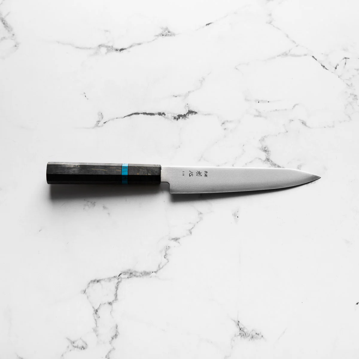 Hatsukokoro Kaijin Blue 2 Stainless Clad Petty 150mm - Maple Turquoise - Image 4