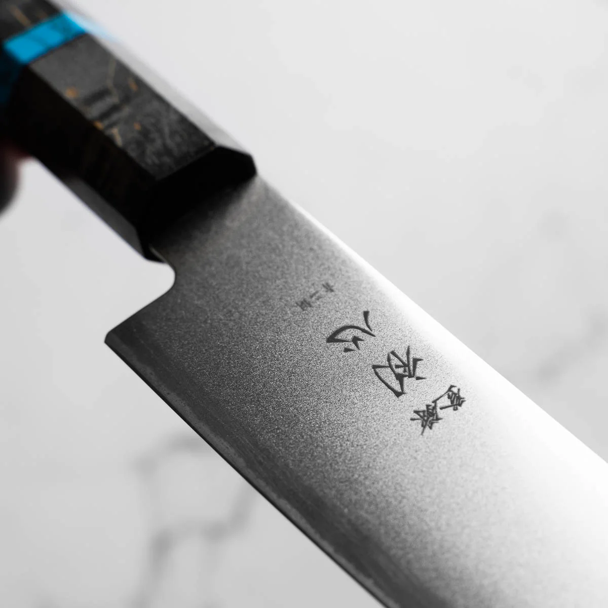 Hatsukokoro Kaijin Blue 2 Stainless Clad Petty 150mm - Maple Turquoise - Image 5