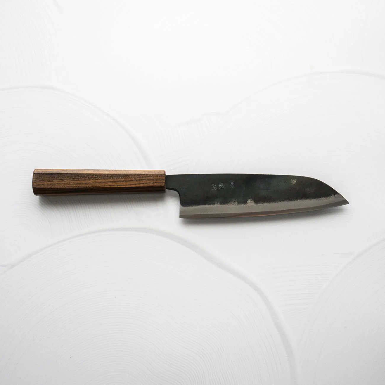 Hatsukokoro Kokugei Blue 1 Santoku 165mm - Image 4