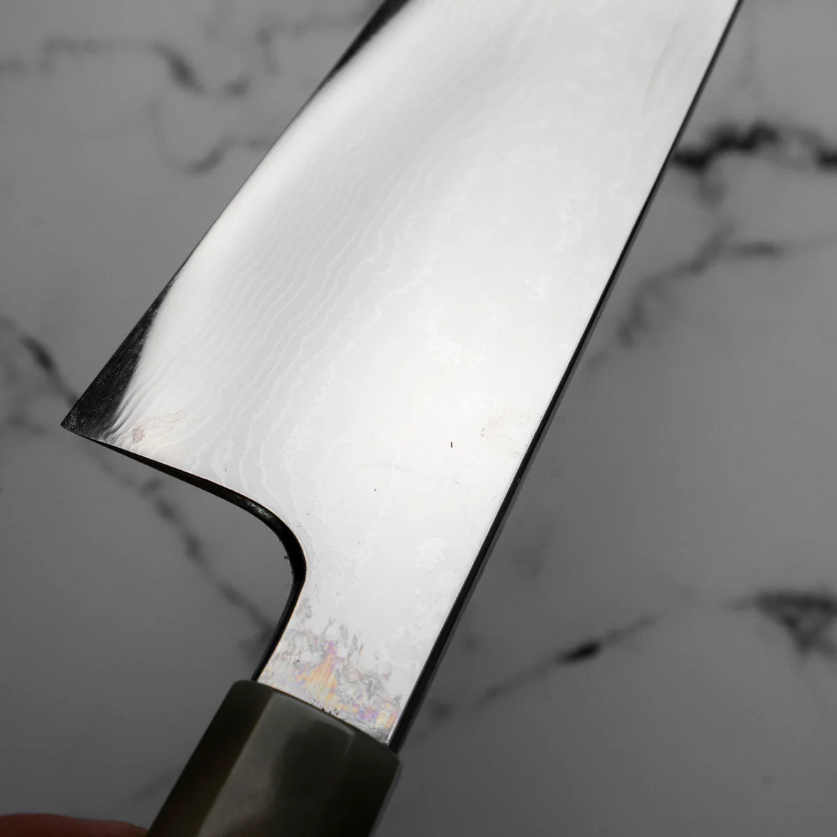 Hatsukokoro Komorebi Blue 1 Damascus Gyuto 240 - B Grade - Black Friday 2025 - Image 5