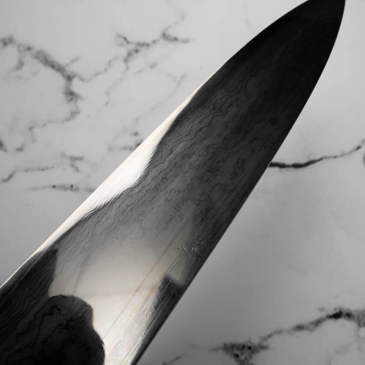 Hatsukokoro Komorebi Blue 1 Damascus Gyuto 240 - B Grade - Black Friday 2025 - Image 6