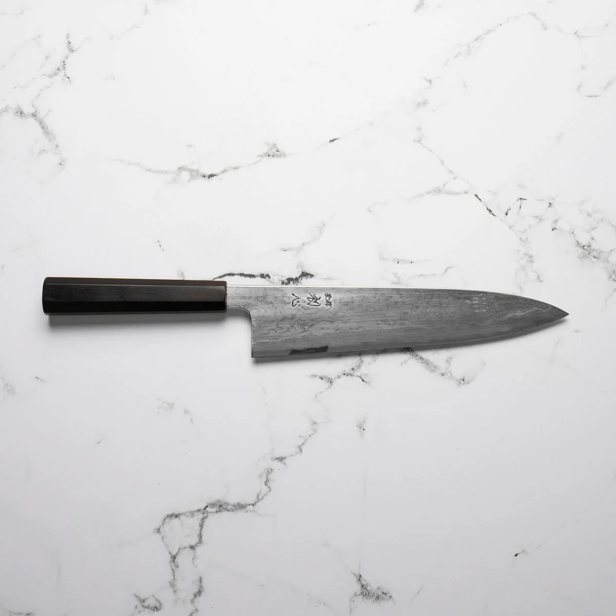Hatsukokoro Komorebi Blue 1 Damascus Gyuto 240 - B Grade - Black Friday 2025 - Image 8